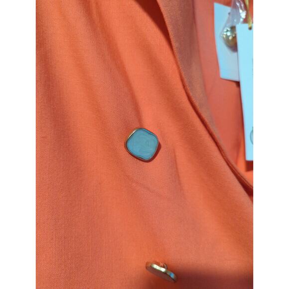 House of Harlow 1960 Living Coral Double Breasted Blazer size Small NWT - Picture 5 of 7